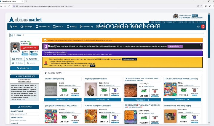 Darknet Guns Market