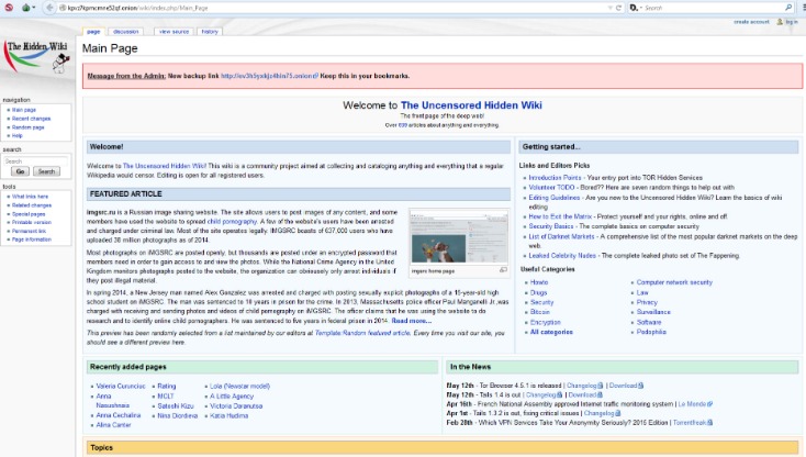 how to access the deep web