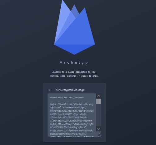 archetyp darknet market