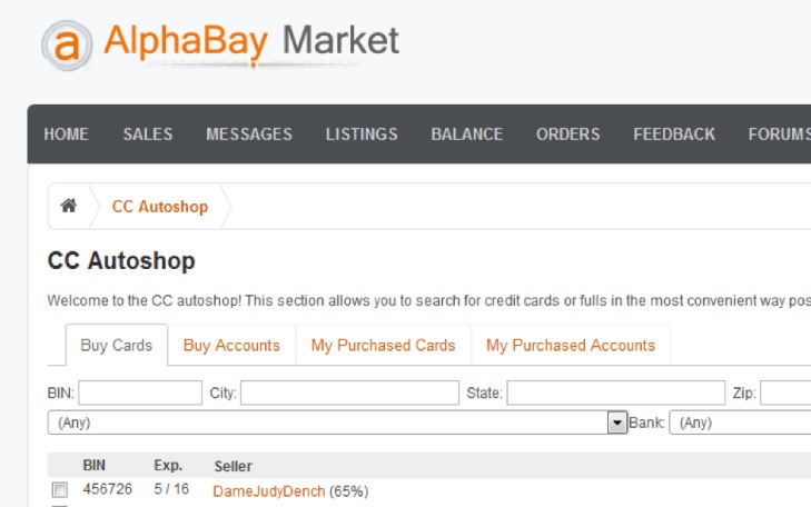 alpha market darknet