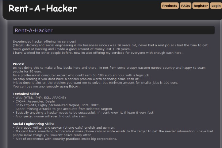 hidden financial services deep web