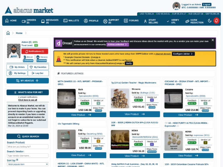 Abacus darknet Market