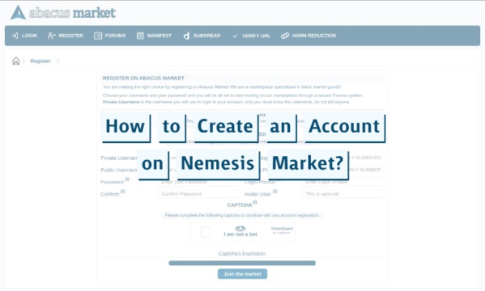 how to create darknet market