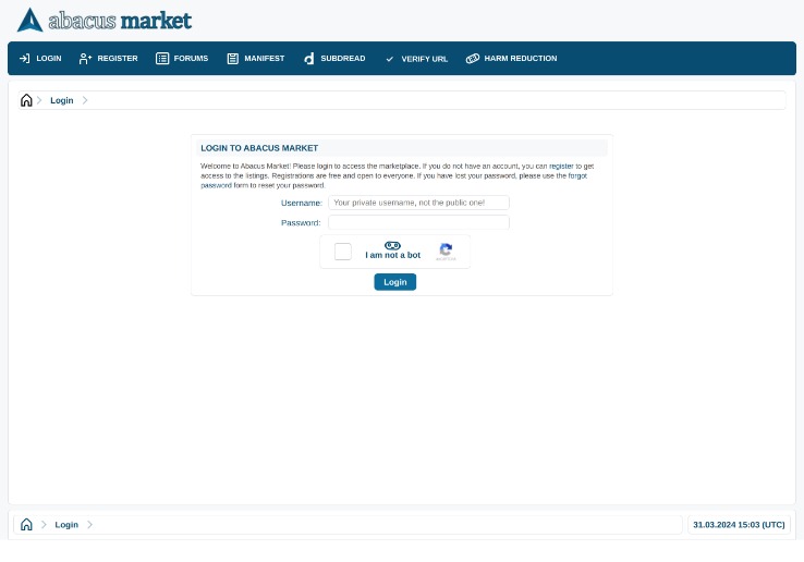 Abacus Market darknet