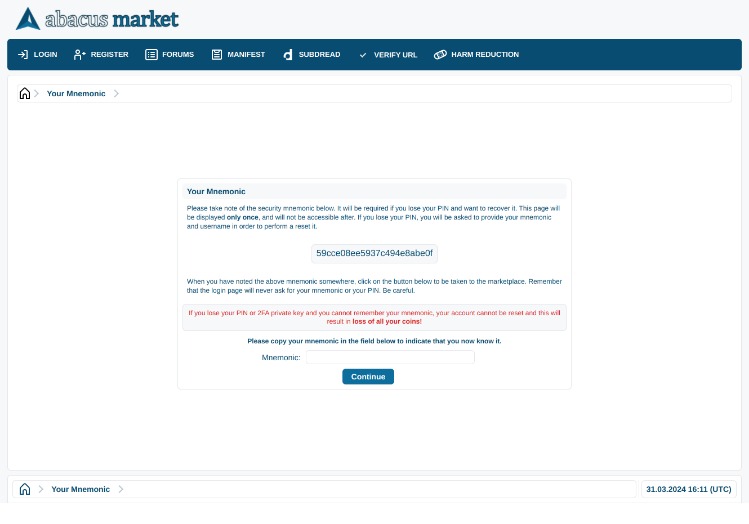 Abacus Market darknet