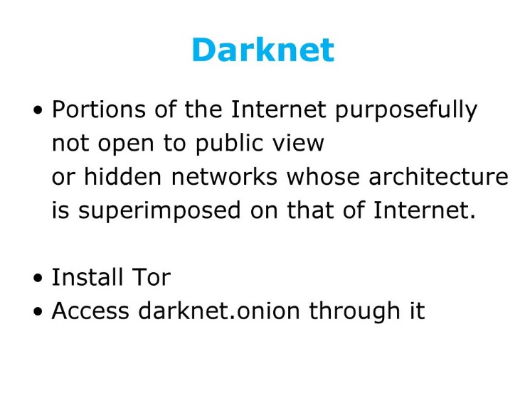 how do i access the darknet