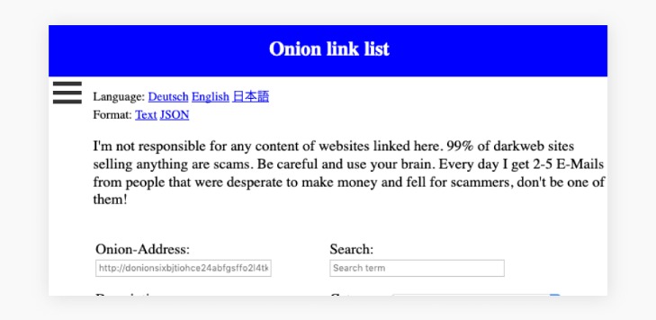 dark web links reddit