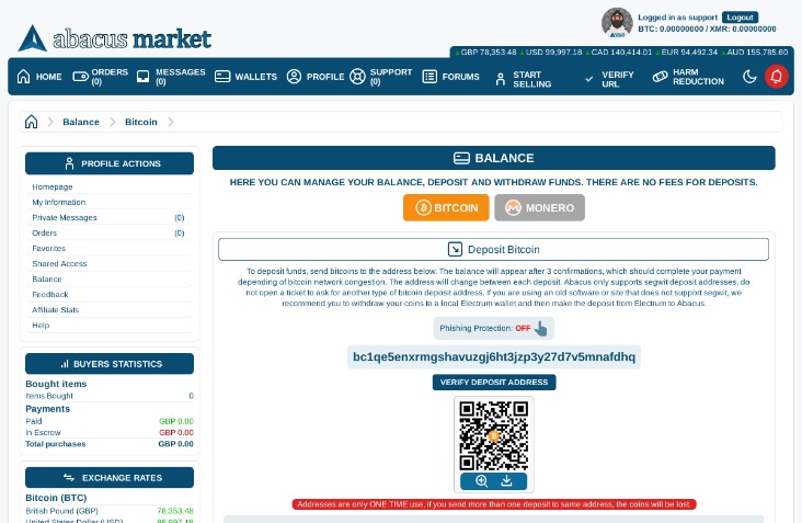 Abacus Market url