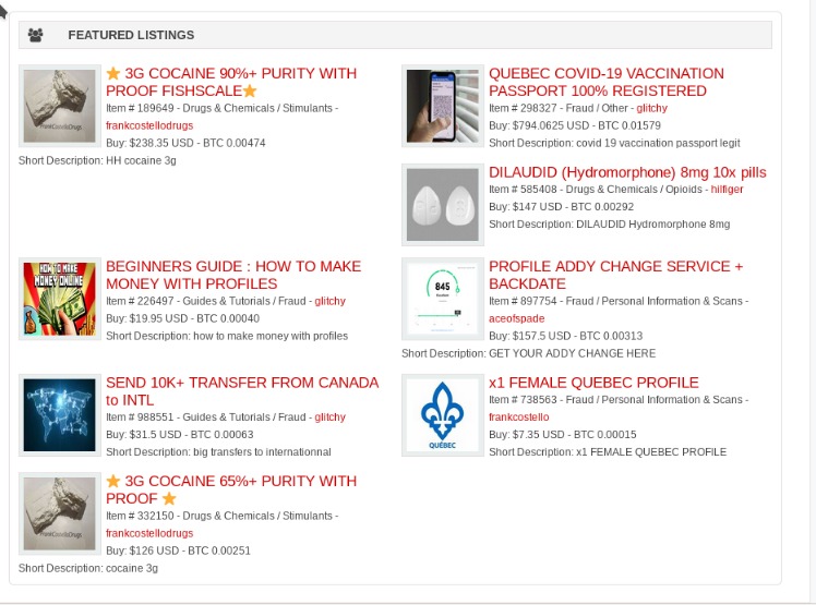 Darknet Market Sites
