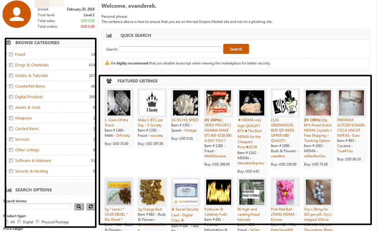 darknet dream market