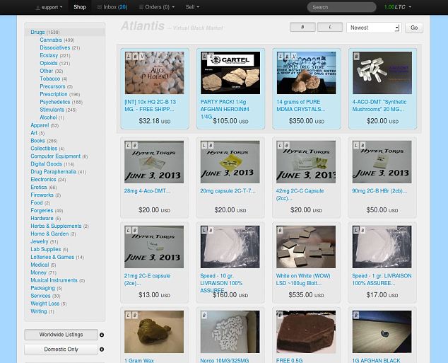 darknet drugs shipping