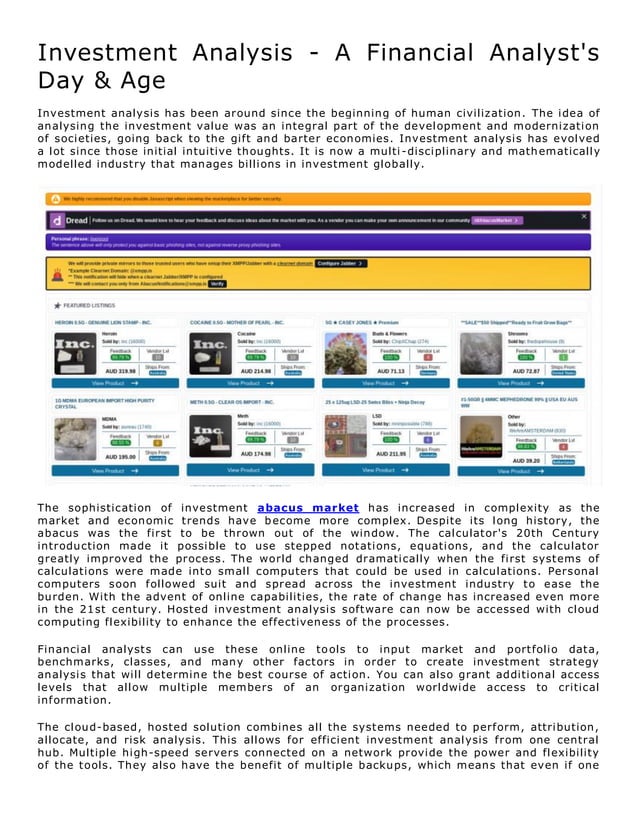 Darknet Market Vendor Guide
