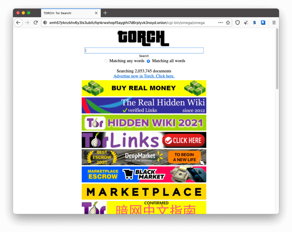 onion Dark Web