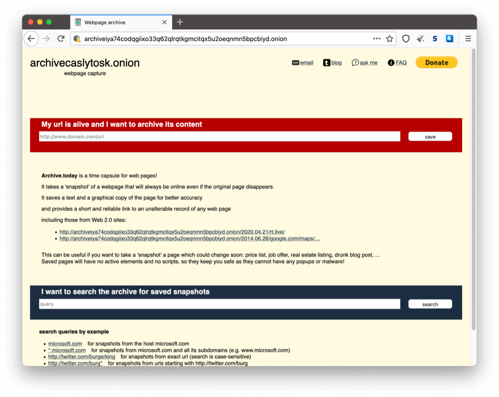 .onion dark web