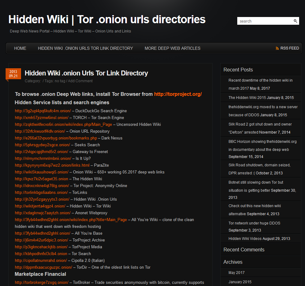 darknet black market url